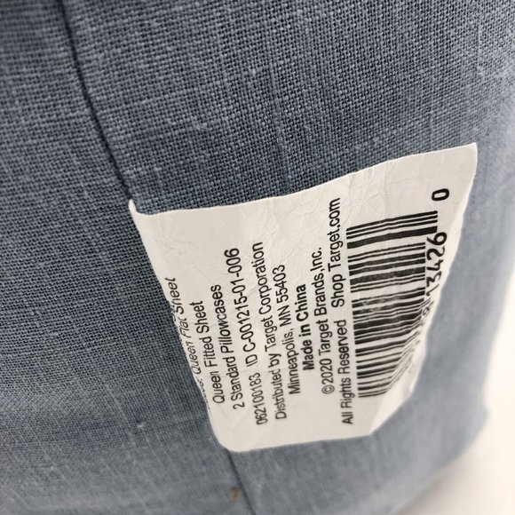 Casaluna Blue Bedding Sheets - Picture 2 of 3